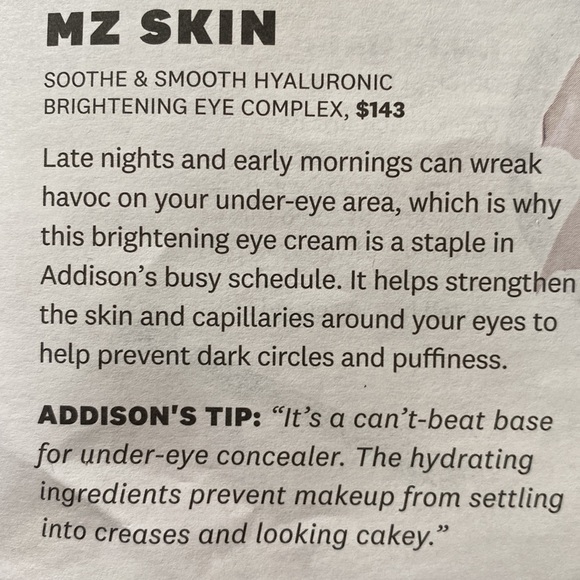 Eye cream, MZ Skin, Hyaluronic Eye Complex Serum - Picture 6 of 6